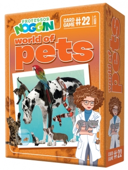 Professor Noggin Card Game: World of Pets